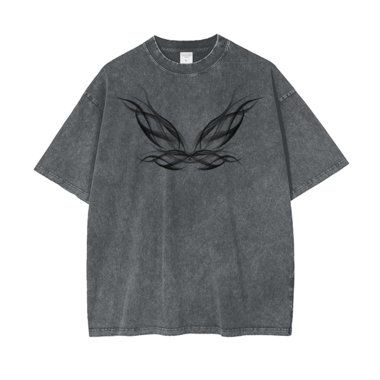 Smoke Butterfly Tee Dark v1